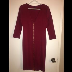 [NEW - never worn] burgundy dress
